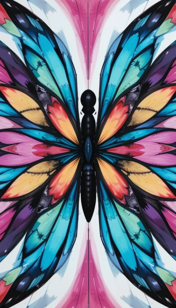 Butterfly Wing Pattern Kite