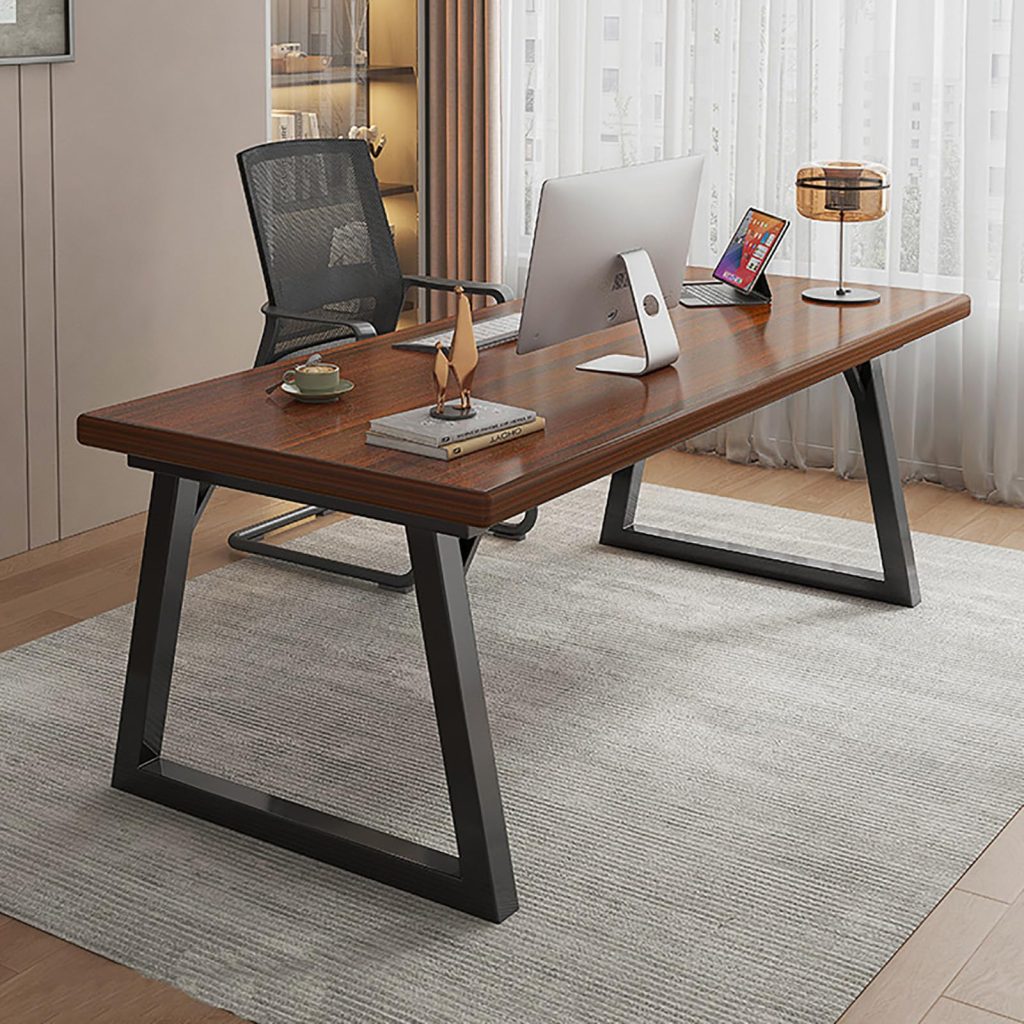  Wood and Metal Hybrid Desk