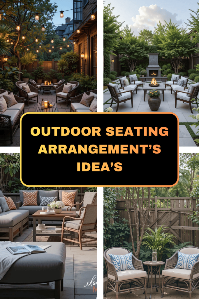 Outdoor Seating Arrangements 