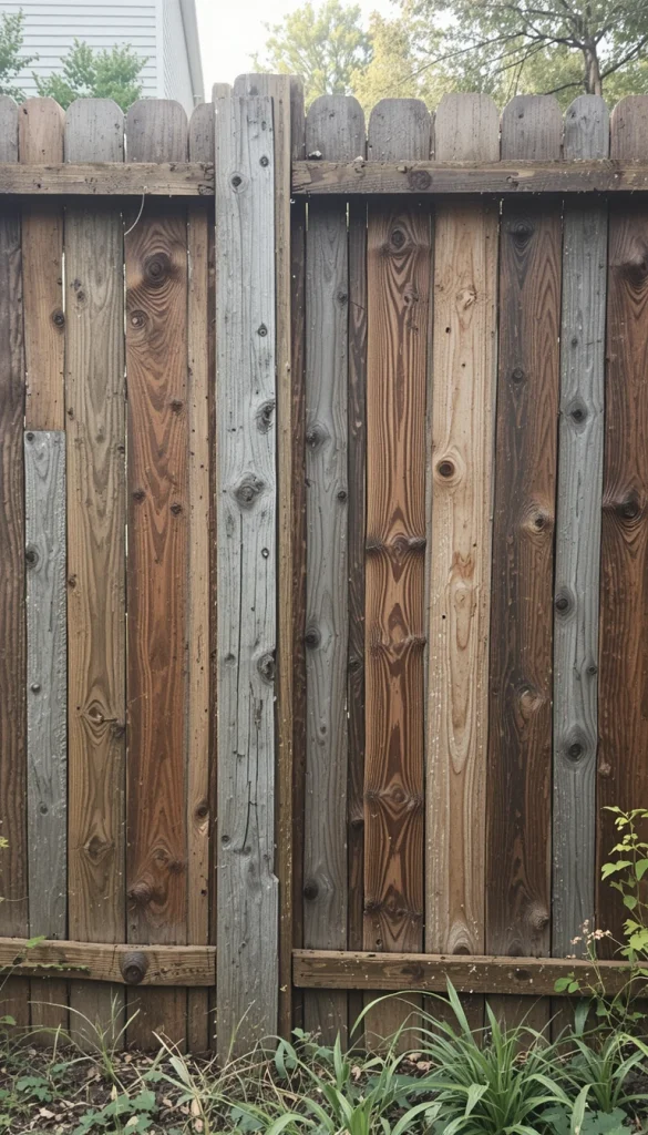 Reclaimed Wood Fence