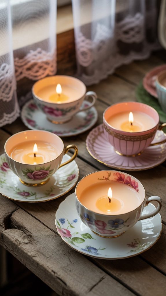 Teacup Vintage Candles