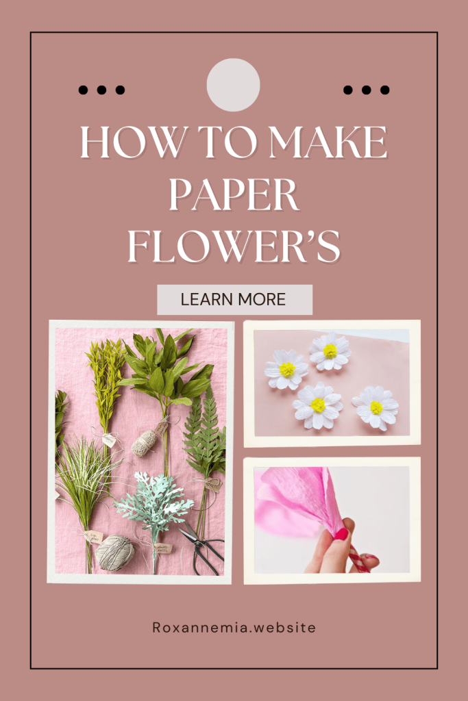 How to Make Paper Flowers