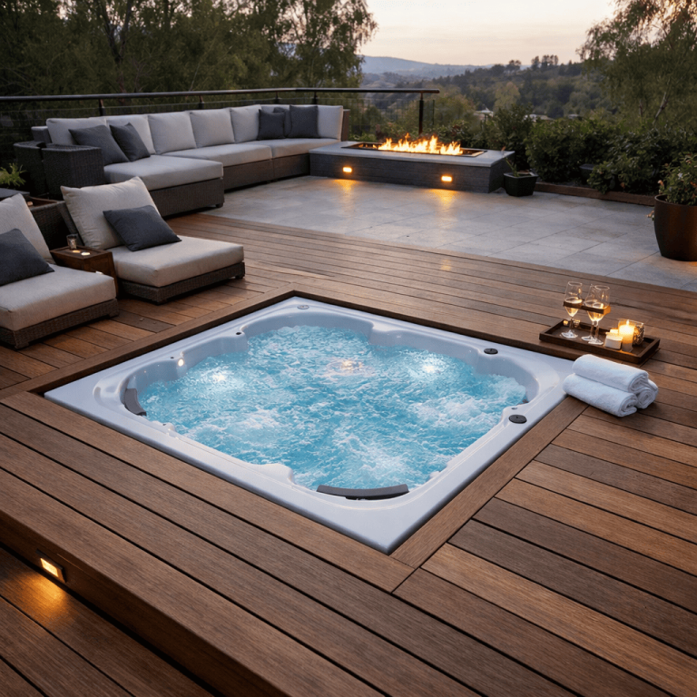 15 Outdoor Jacuzzi Ideas That Turn Your Backyard Into a Personal ...