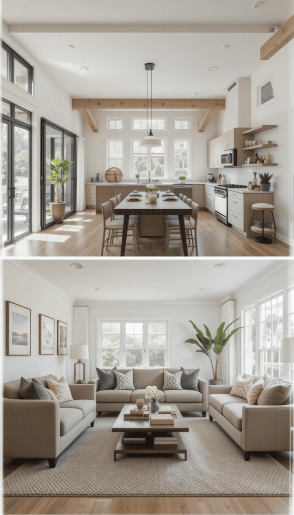 Compact Open Concept for Small Homes