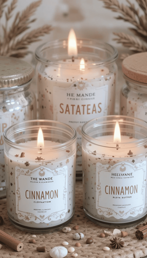 Crystal-Inspired Intention Candles