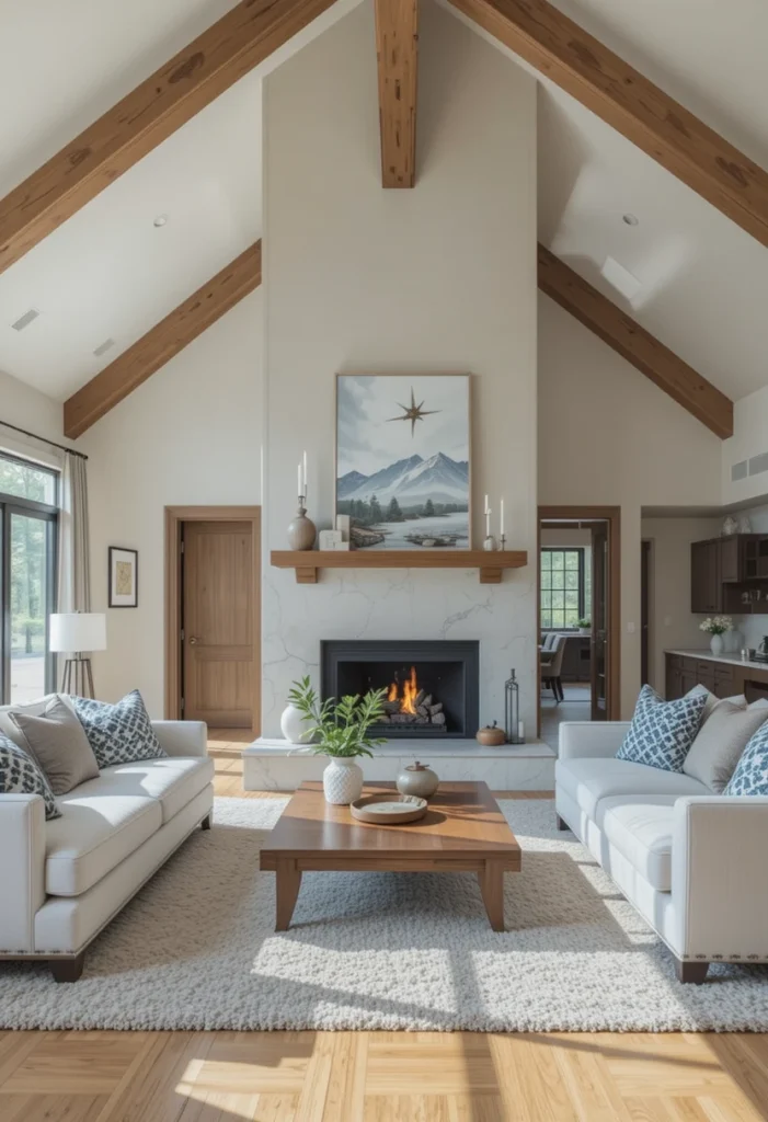 Install a Double-Sided Fireplace