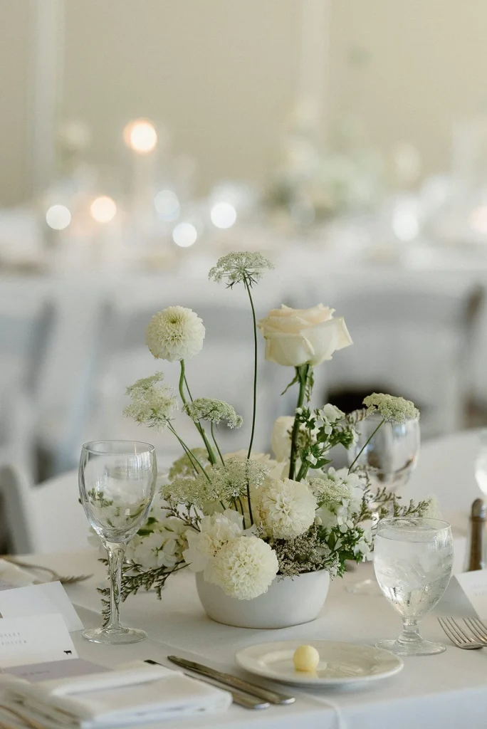 All-White Floral Cluster