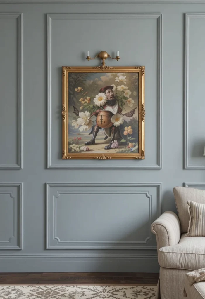 Picture Frame Molding Accent Wall