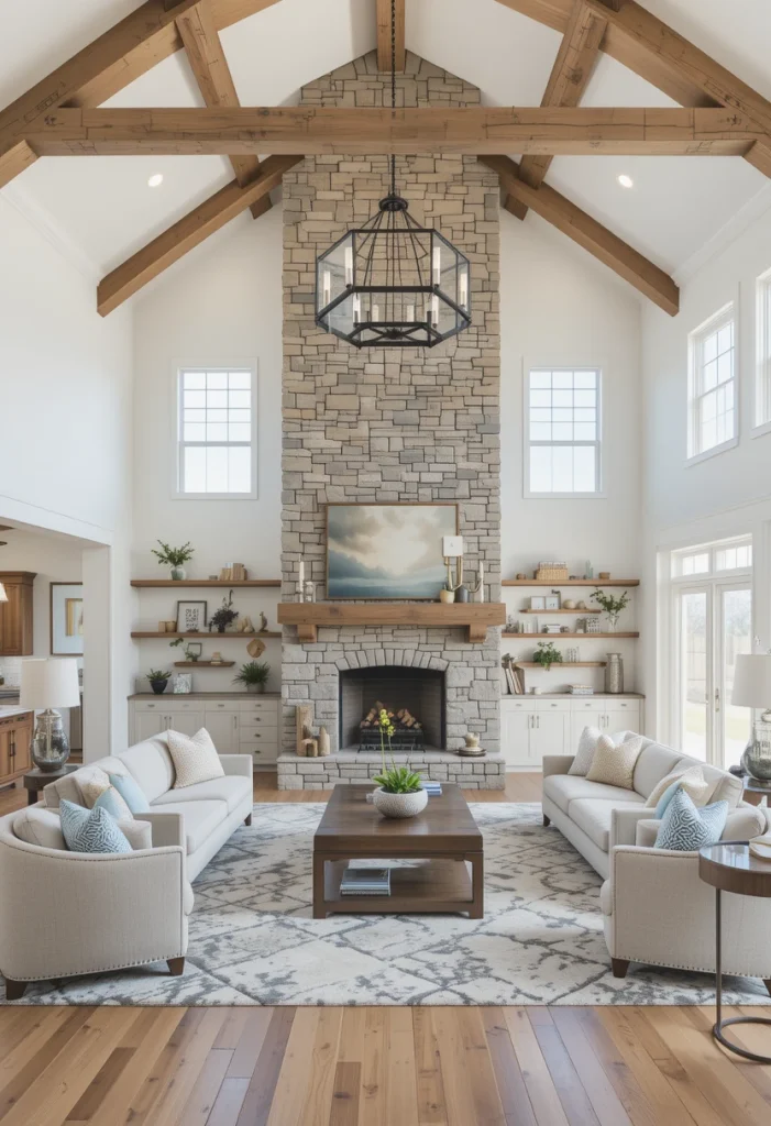 Design Around a Strong Central Focal Point