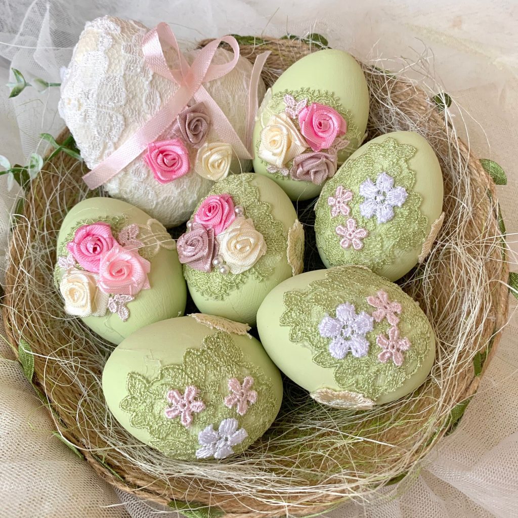 Floating Egg Bowl Centerpiece