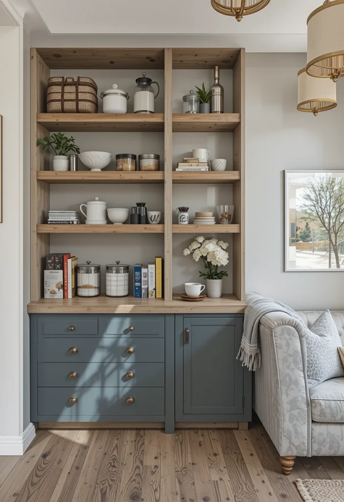 Choose Open Shelving Carefully