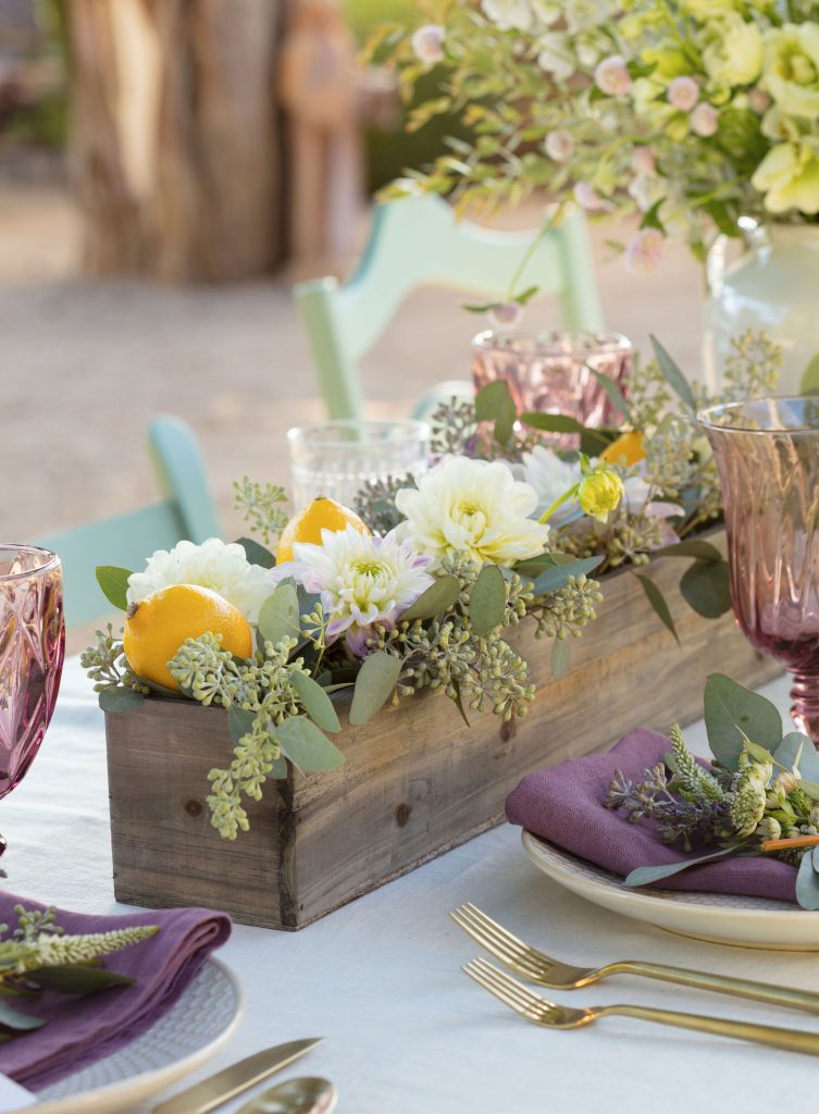 Keep Centerpieces Low & Functional