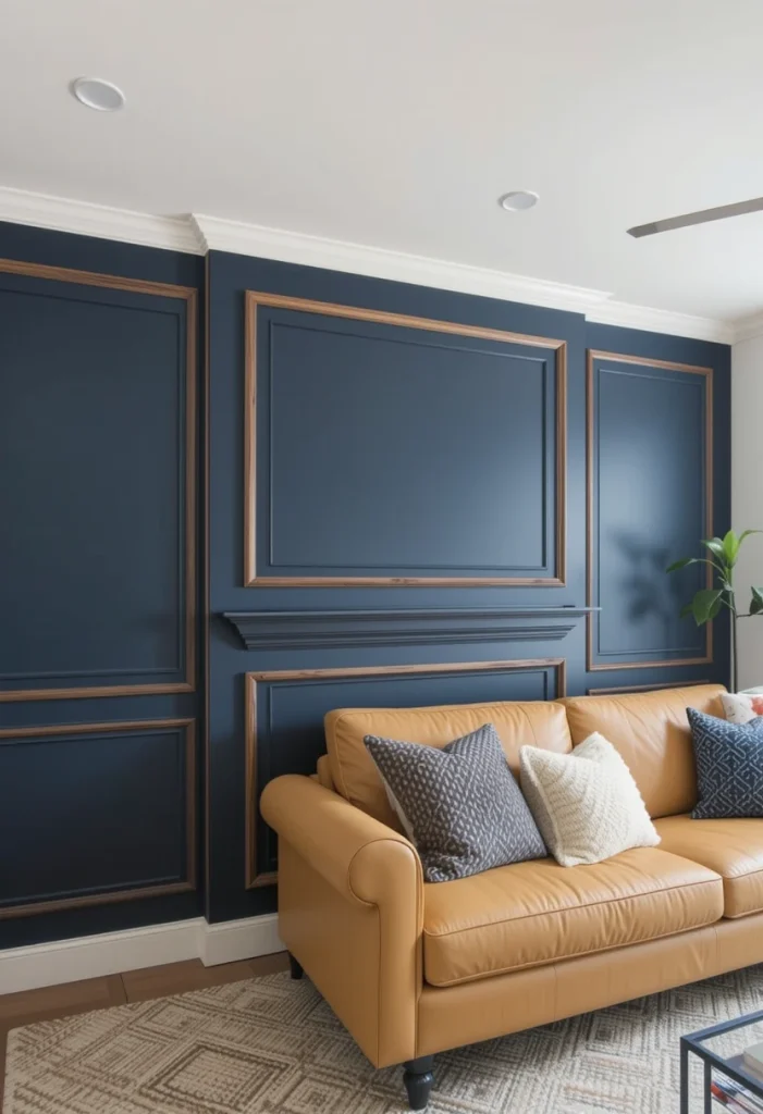 Simple Box Trim Accent Wall