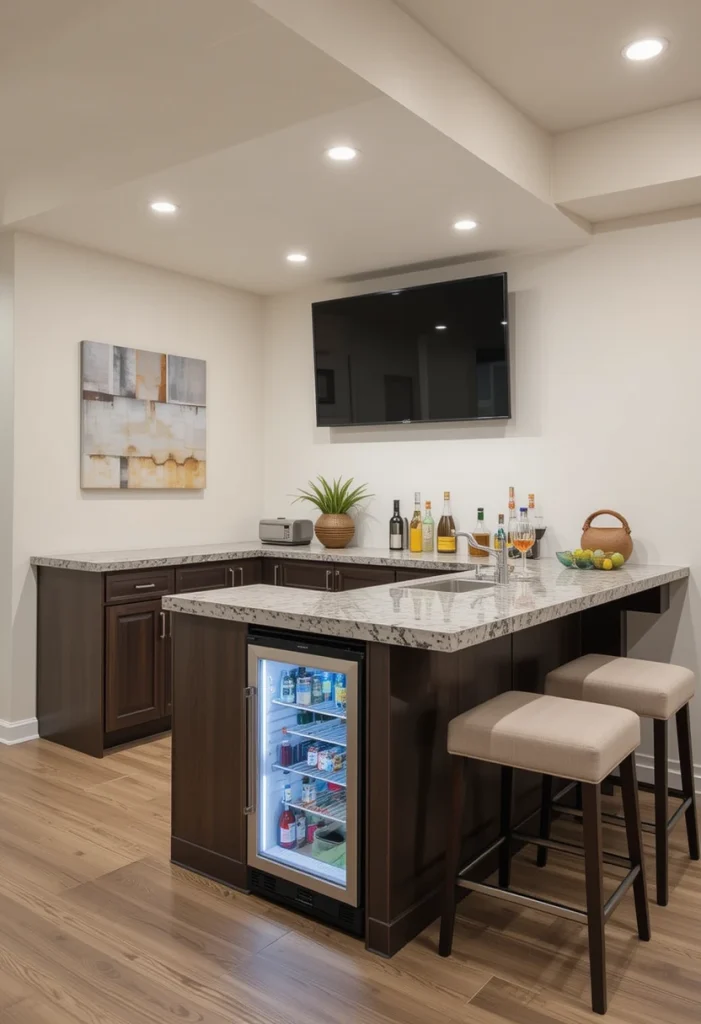 Slim Peninsula-Style Island