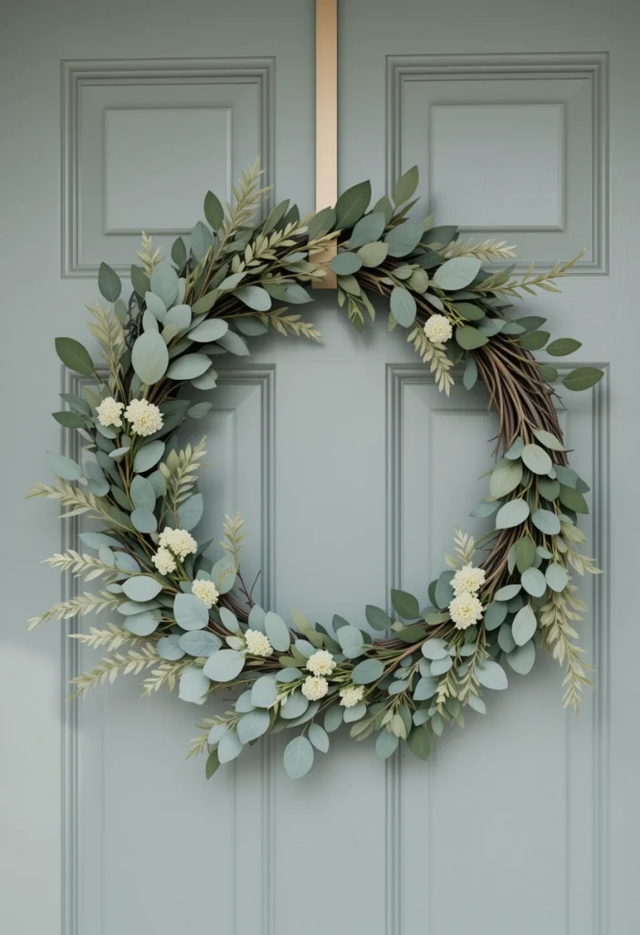 Eucalyptus and Greenery Wreath
