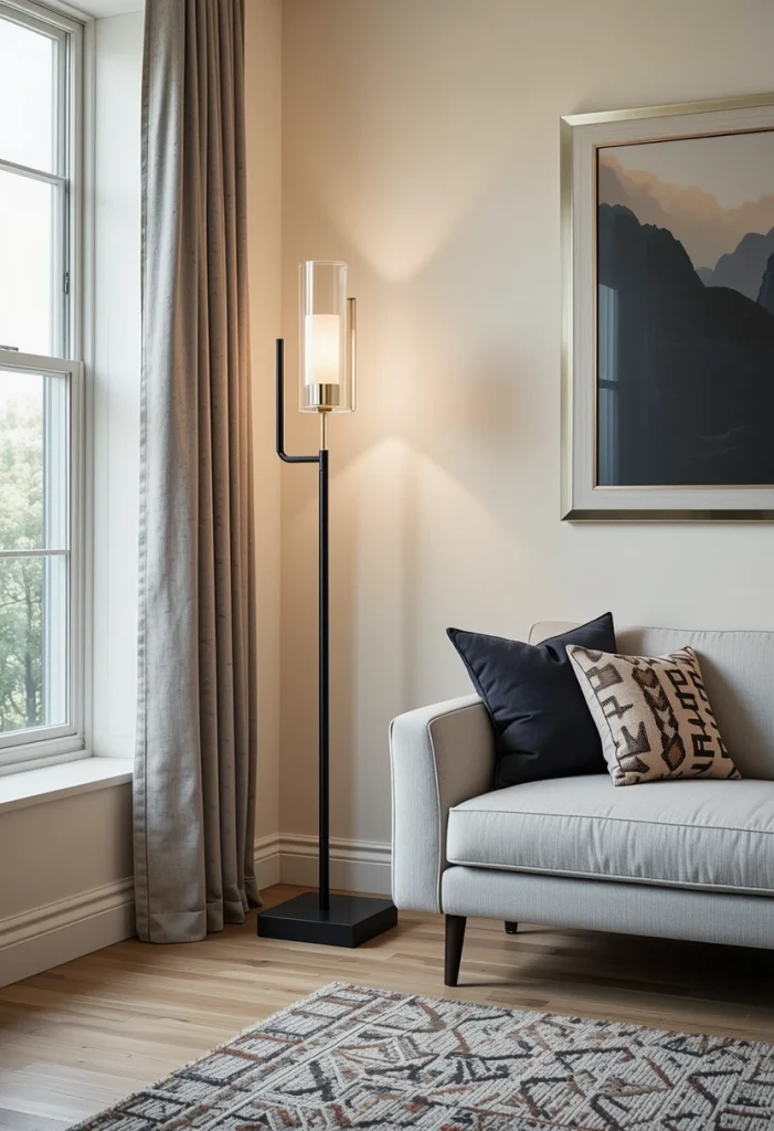 Sculptural Modern Floor Lamp