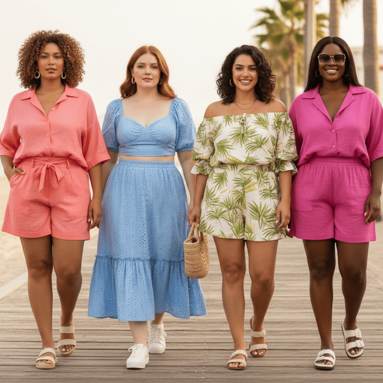 14 Curvy Summer Outfit Ideas That Feel Effortless, Stylish, and Confident