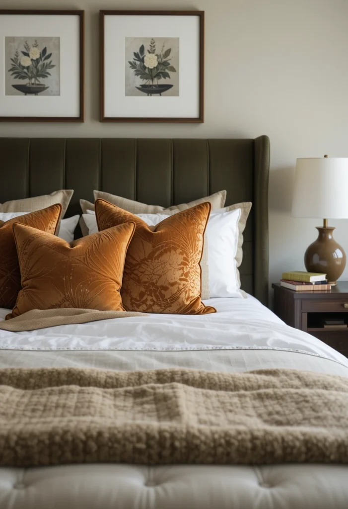 Velvet or Suede Accent Pillows