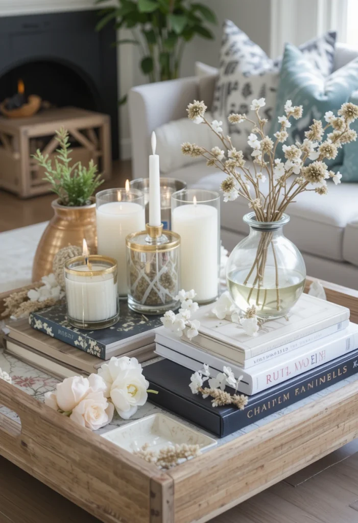 Use Decorative Trays for Organization