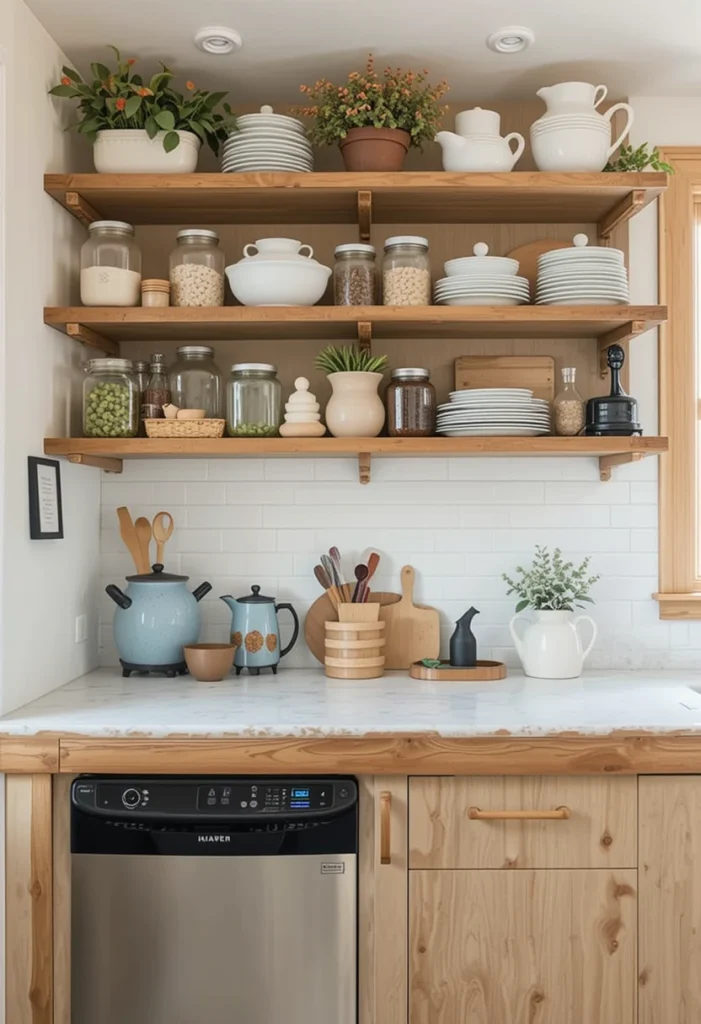 Open Shelving with Character