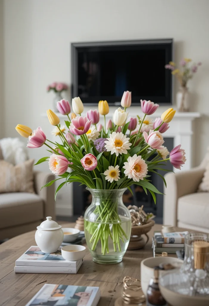 Fresh Flowers as a Focal Point