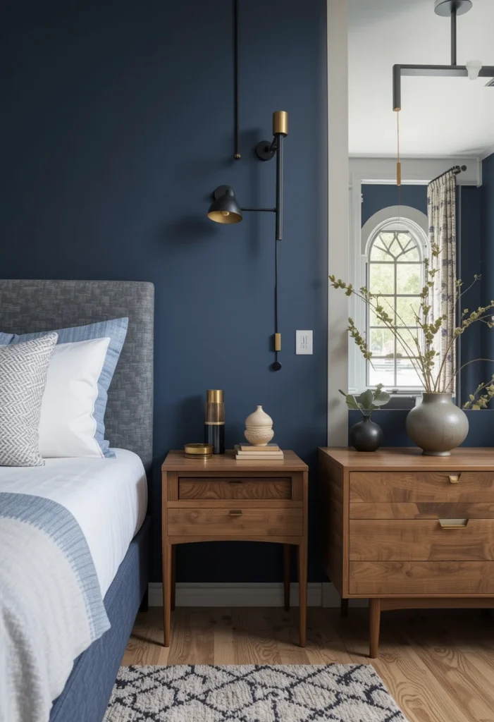 Midnight Blue Accent Walls