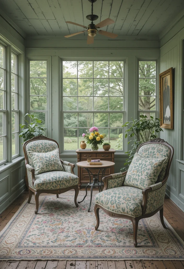Vintage Small Sunroom Decorating Ideas: Cozy, Timeless & Full of Charm