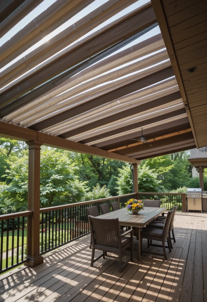 Motorized Louvered Roof System