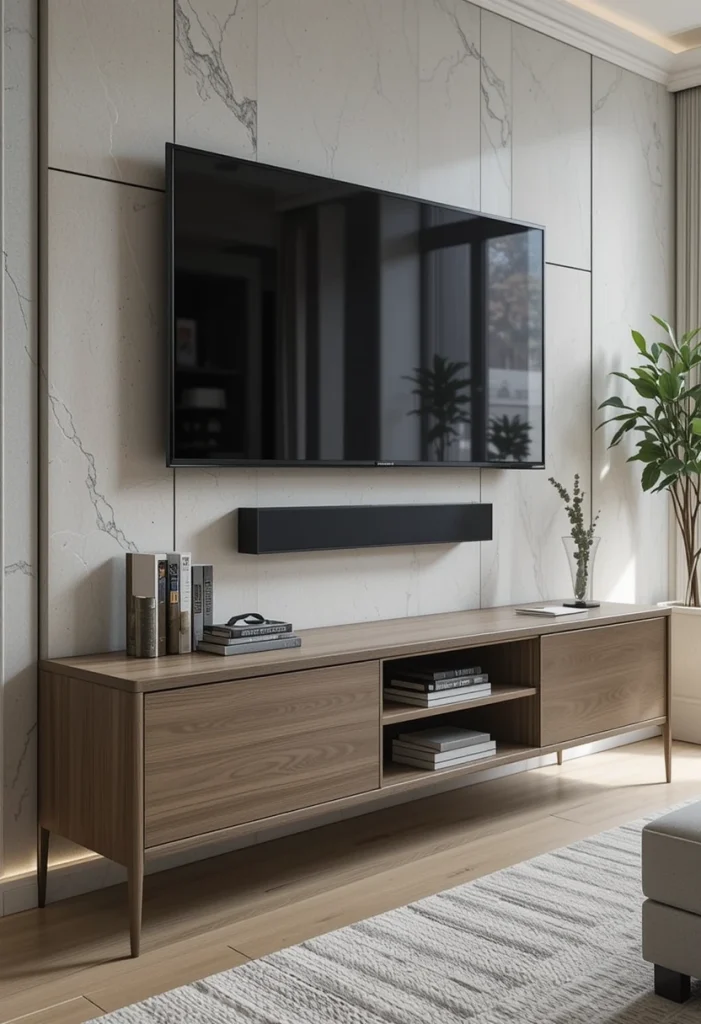 Floating TV Unit for a Sleek Look