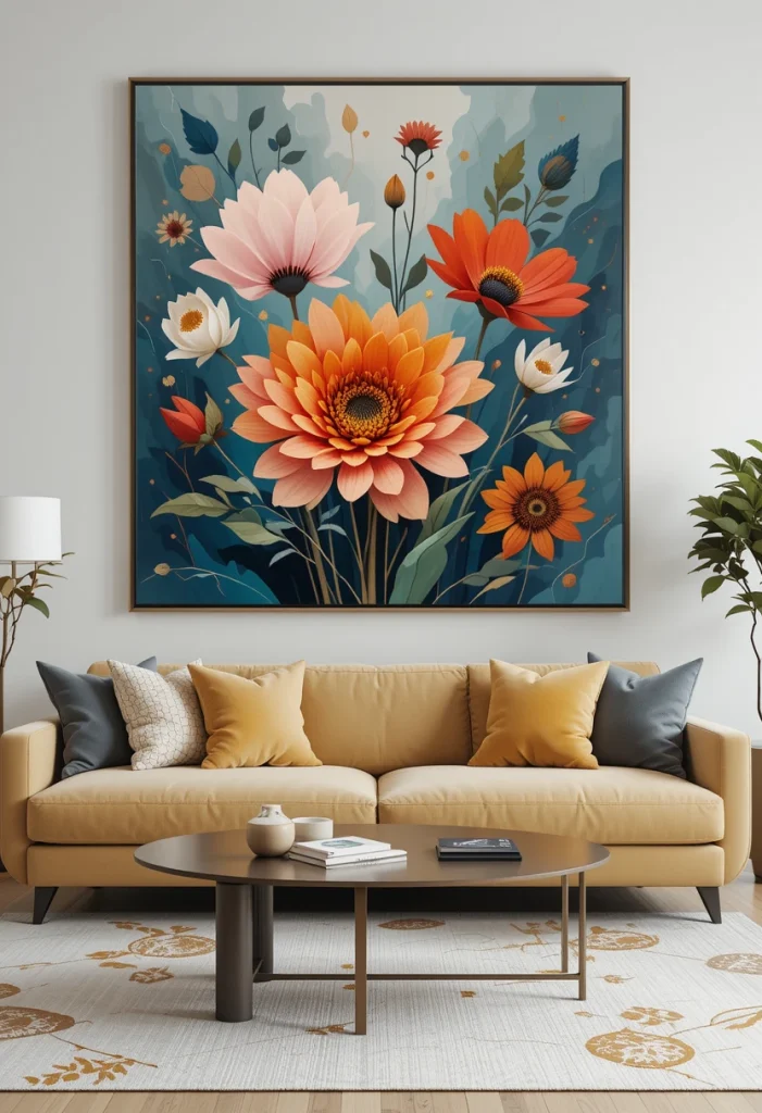 Abstract Flower Art