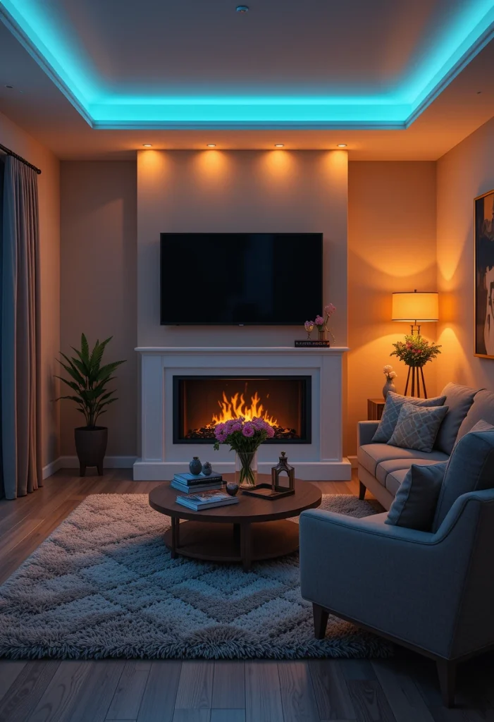 Color-Changing LED Mood Lighting