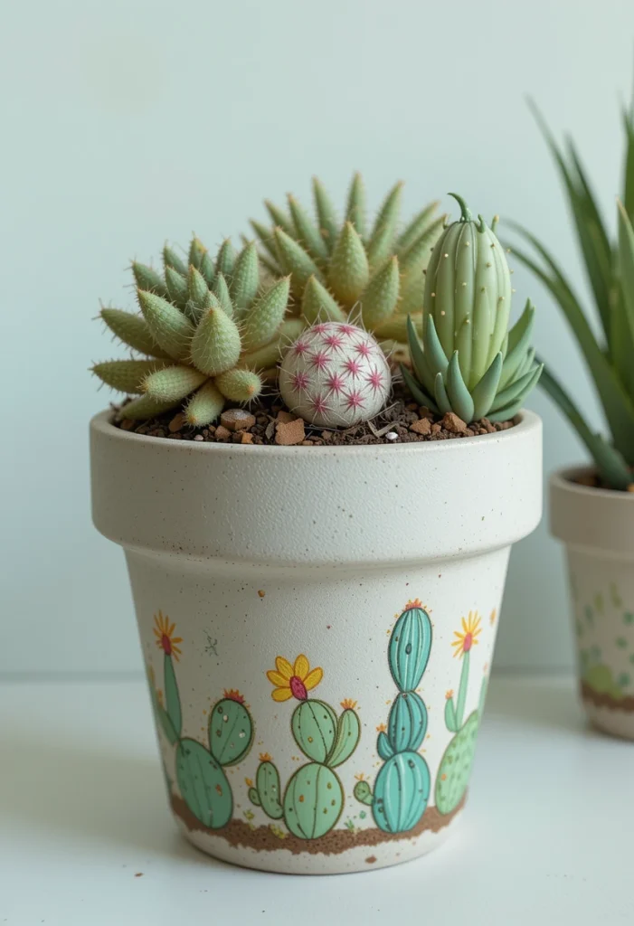Desert Cactus Motifs