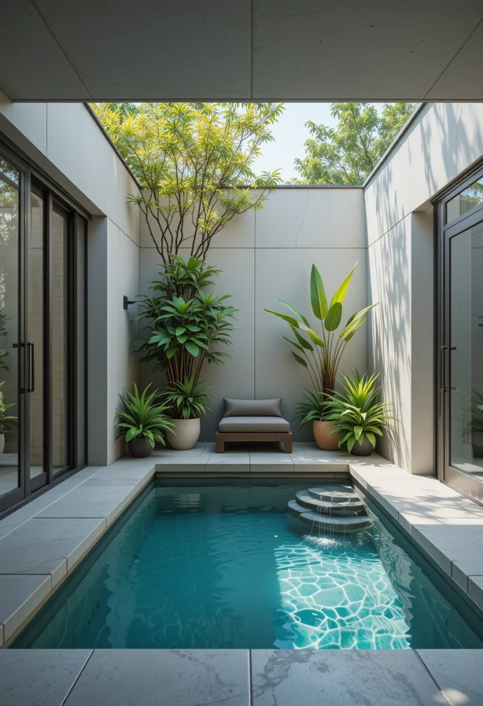 Indoor Courtyard Plunge Pool