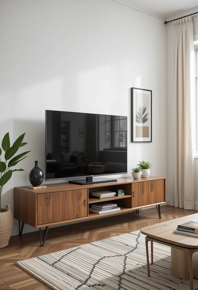 Modern Midcentury Living Room Wood TV Stands: 15 Stunning Ideas You’ll Want to Copy