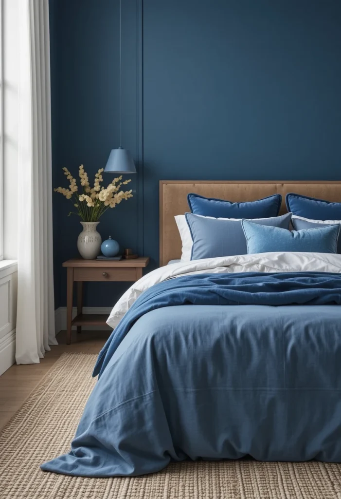 Indigo with Layered Textures