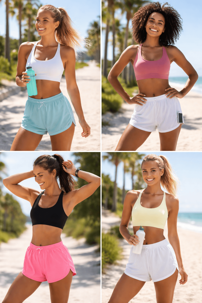 Minimal Sports Bra + Ultra-Light Running Shorts