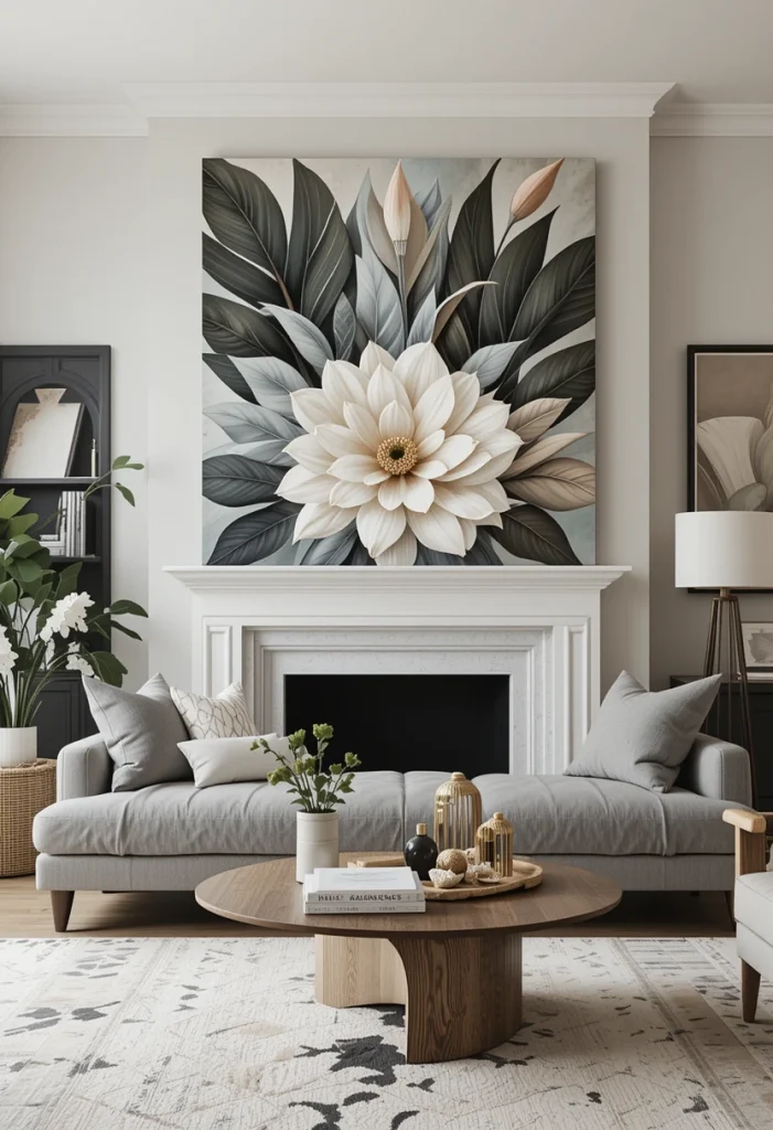 Oversized Botanical Canvas