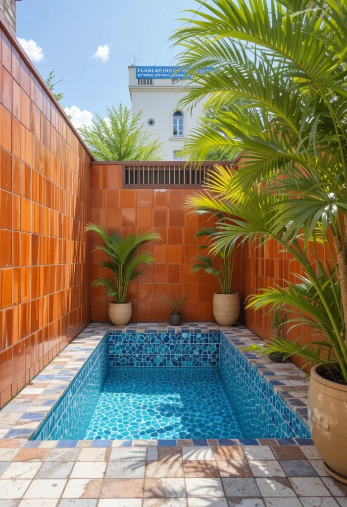 Tiled Jewel Box Pool