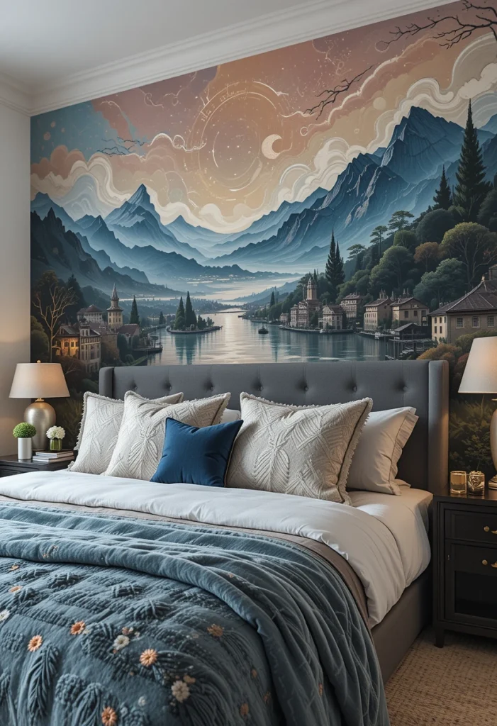 Oversized Mural Headboard