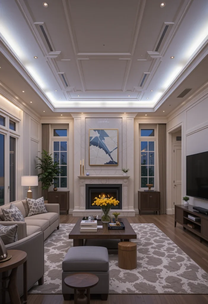 LED Cove Lighting for Soft Ceiling Glow