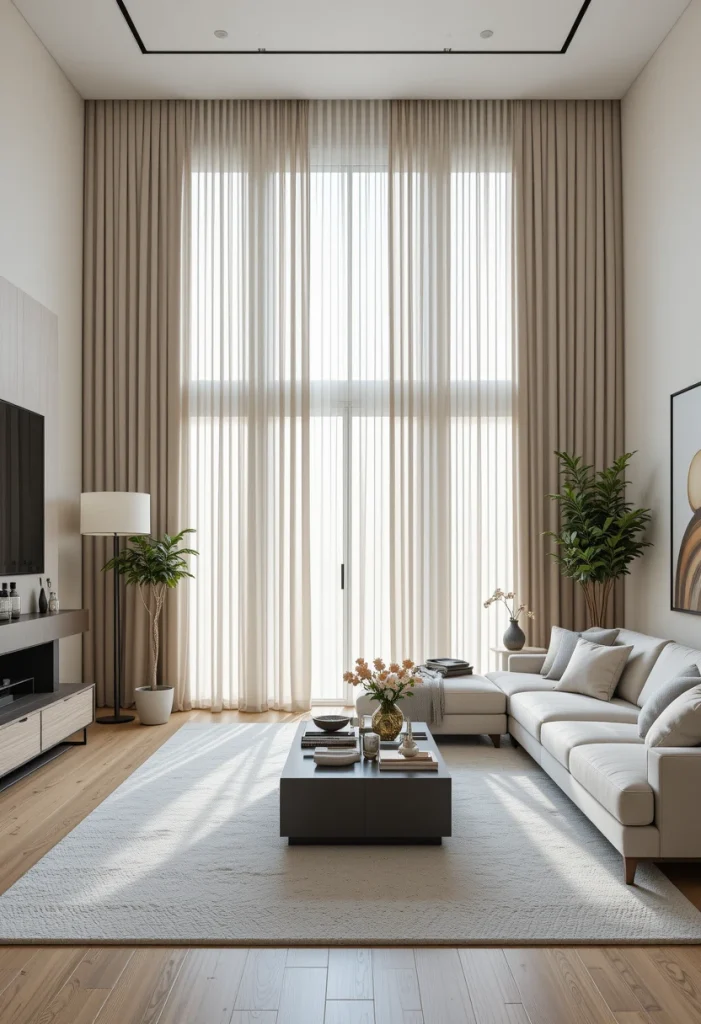 Floor-to-Ceiling Curtains