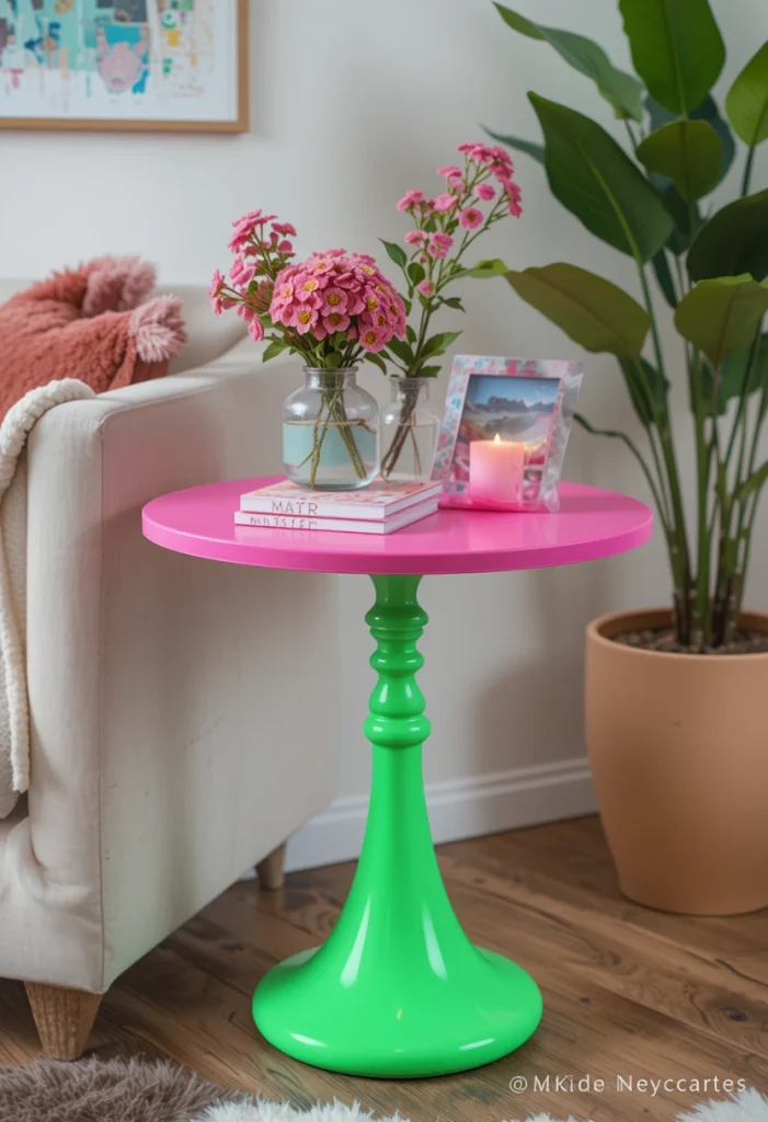 Unexpected Neon Accent