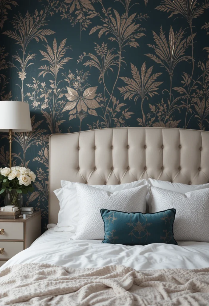 Metallic Accent Wallpaper