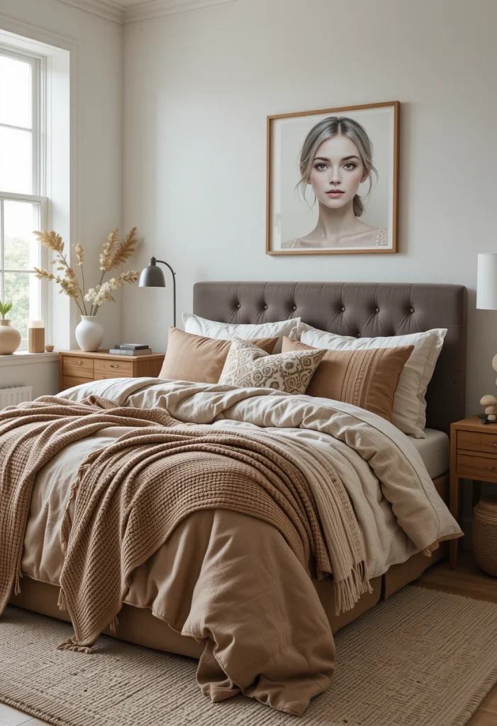 Use Cozy, Layered Bedding