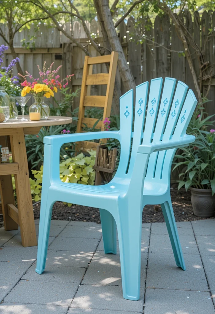 Plastic Resin Chair (High-Quality, Light Color)