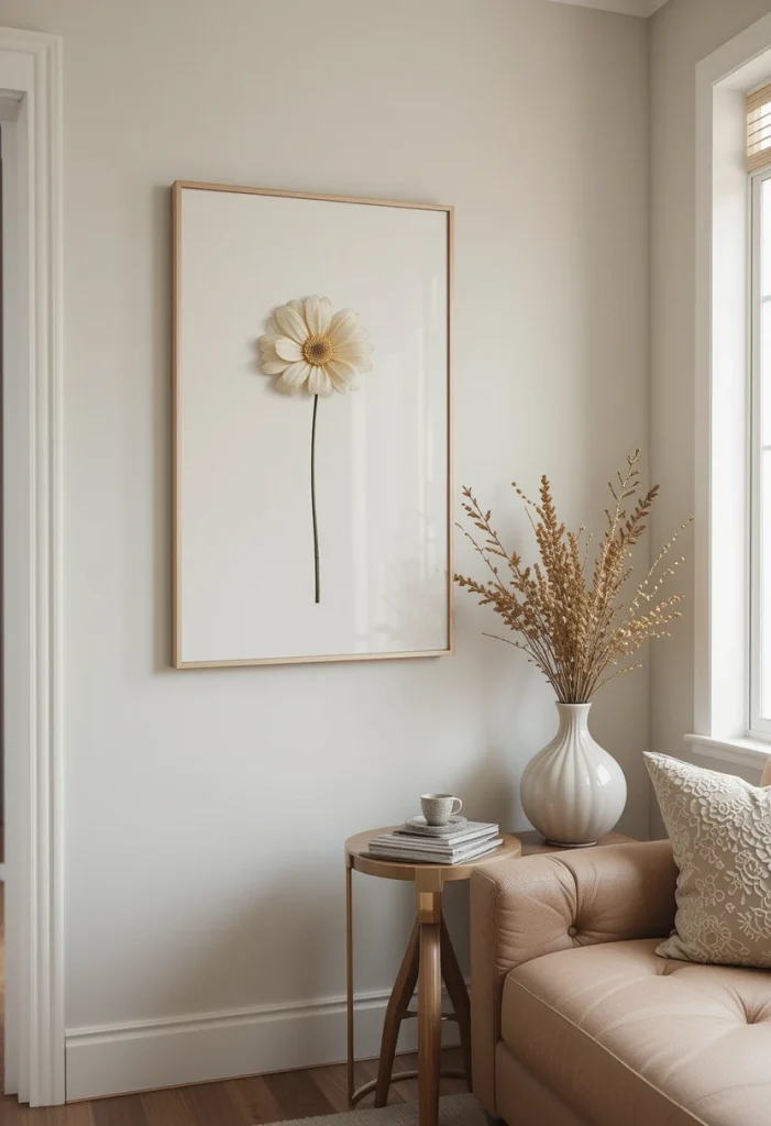 Minimal Single-Stem Wall Art