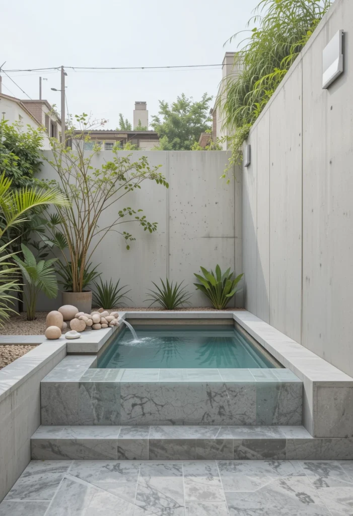 Concrete Minimalist Pool