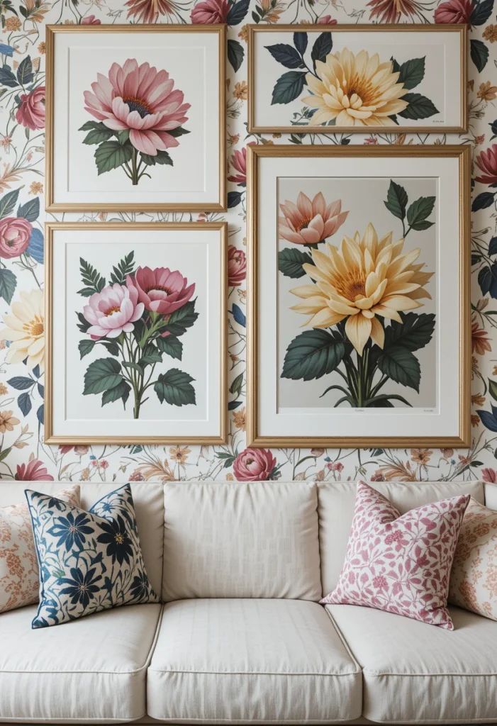 Botanical Wallpaper Panels