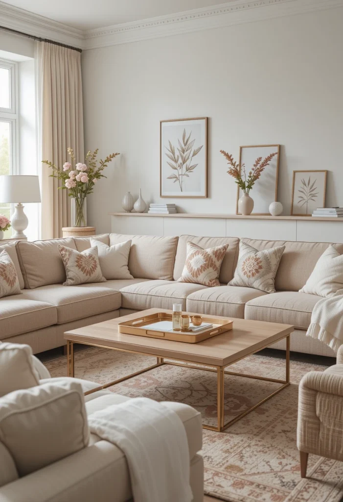 Soft Neutrals with a Hint of Shine