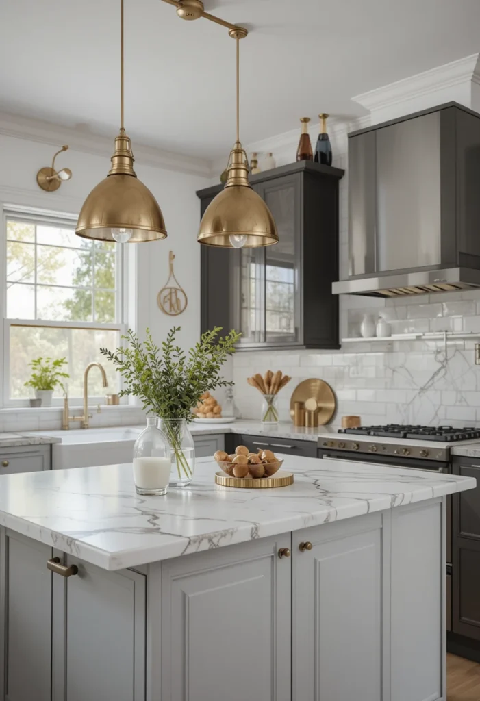 Brass Accent Lighting